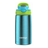 Contigo Aubrey Beverage|botellas De Agua, 13 Onzas, Lima Color Azul Raspberry Lima Cool Lime