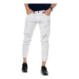 Jean Hombre Jogger Mom Roturas Premium 