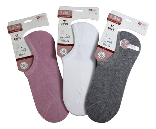 Tines Para Mujer Calcetines Invisibles 6 Pares Mayoreo 