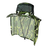 Gorro Sombrero Camuflado Cubre Cuello Pesca Camping Caza