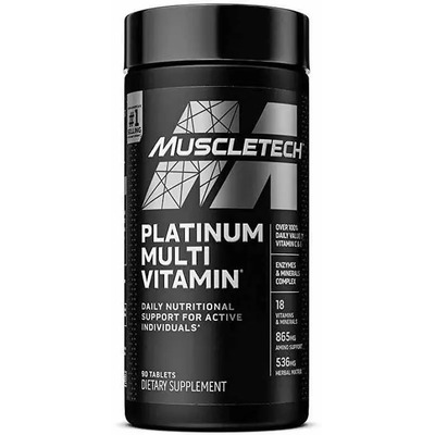 Suplemento En Tabletas Muscletech Multivitamin Platinum Aminoácidos\u002Fminerales\u002Fproteínas\u002Fvitaminas | Meses sin interés