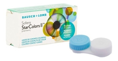 Lentes De Contato Coloridas Star Colors + Estojo / Bausch