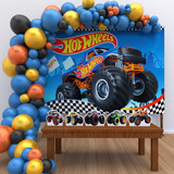 Kit Decoração De Festa Infantil Monster Truck G