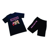 Conjuntos Pantaloneta+camiseta Grupo Black Pink Integrantes
