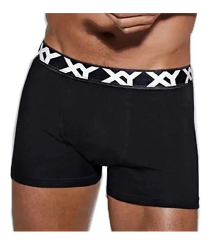 Pack X12 Boxer Calzoncillo Hombre Algodon Liso Xy 1387