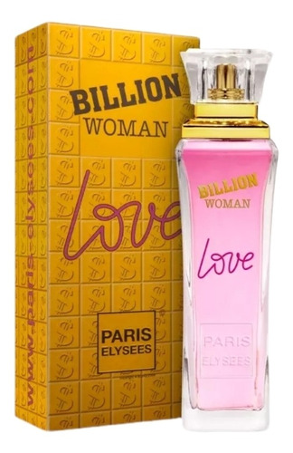 Billion Woman Love 100ml Edt - Paris Elysees