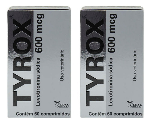 Kit Com 2 Tyrox 600mg - Original