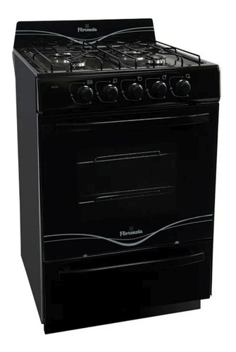 Cocina Florencia Singer 5517a Autolimp. Negra  Multigas 56cm