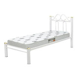 Cama Tubular Viúva De 110cm + Cama Auxiliar De 80cm