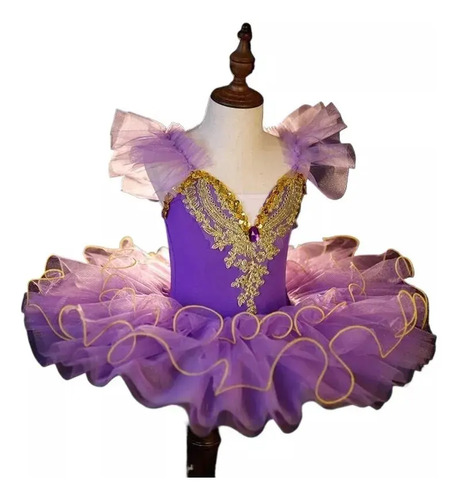 .s Nn New Regalos-q Vestido Danza Con Tutú Ballet Para Niños
