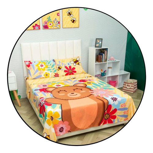 Juego Sabanas Infantil Cama Doble 1.40x1.90