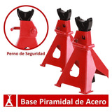 Torre Auto 2 Pzs 1.5 Toneladas Doble Seguro Altura 28-41cm