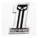 Patch Bordado Harley Davidson  N One Skul Hdm052l070a100