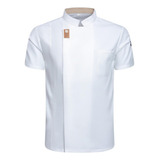 Jaqueta De Chef Masculina E Feminina, Camisa De Cozinheiro