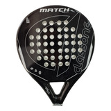 Paleta Padel Paddle Class One Match Black Foam + Grip + Prot Color Negro