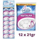 Pedra Naftalina Bola Anti Traça Anti Mofo Repelente 12x21 Gr