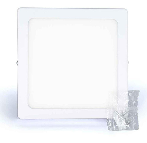 Luminario Mini Panel Led Cuadrado 6w 3000k Luz Calida Boomer