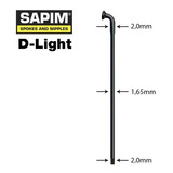 Rayos Sapim D-light Negros (24 Unidades)