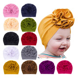 5 Piezas De Gorro Floral For Bebé Con Turbante, Color