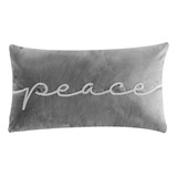 Funda De Cojín Peace Gris 50 X 30 Cm Vianney