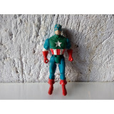 Antiguo Muñeco Usado Capitán América 1990 De Colección Origi