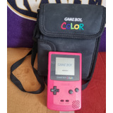 Consola Game Boy Color Rosa Estuche Original Modelo Cgb 001