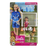 Barbie Quiero Ser Entrenadora De Futbol Con Alumna Mattel