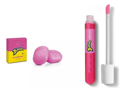 Gloss Labial Bubbaloo Tutti Frutti + Caixa De Sabonete 