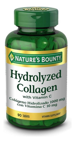 Natures Bounty Colageno Hidrolizado 1000mg Vitamina C 90 Tab