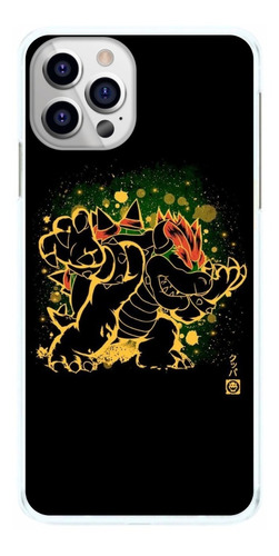 Capinha Bowser Fundo Preto Desenho Capa De Celular