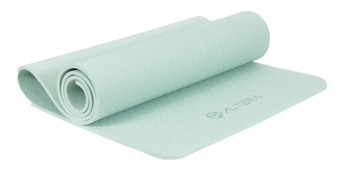 Tapete De Yoga Altera Tpe Alta Densidad Pilates Relajacion Color Verde Menta