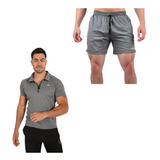 Conjunto! Chomba Hombre Lycra Gs+ Short Lycra Bolsillos Gs