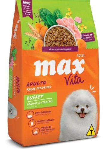 Max Vita Razas Pequeñas Pollo Y Vegetales 3kg