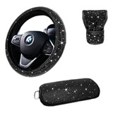 Bling Accesorios Para Coche Set Funda De Volante Para Mujer