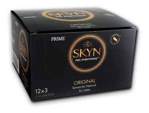 Preservativos Prime Skyn 36u (12x3) Sin Látex Envío Discreto