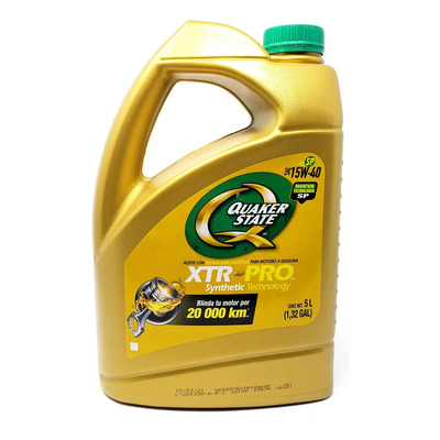 Aceite Motor 15w40 Xtr Pro Semisintetico 5 Lts Quaker State | Envío gratis