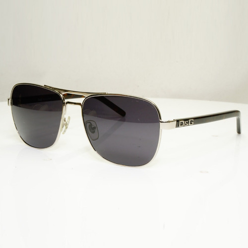 Lente Sol Dolce & Gabbana D&g6036 Square Aviator Silver Grey