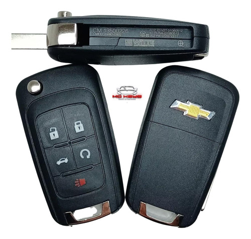 Carcasa Llave Chevrolet Equinox Camaro Malibu Sonic Cruze 5b