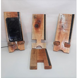 Soporte Para Celular Portacelular De Madera Escritorio