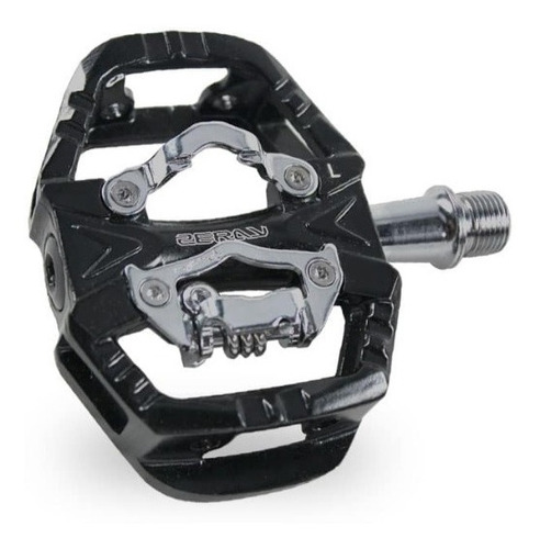 Pedal Mtb Zeray Clip Zp-109s Plataforma Mtb Shimano Preto