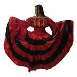 Roupa Pombagira\cigana Umbanda Candomble 12 M Roda