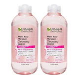 Kit 2x Agua Micelar Agua Rosas+glicerina Garnier Skinactive