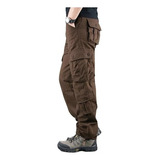 Pantalones Cargo Holgados Con 8 Bolsillos Para Exteriores