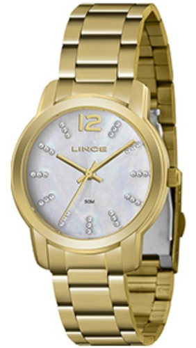 Relógio Lince Feminino Ref: Lrg4713l B2kx Casual Dourado