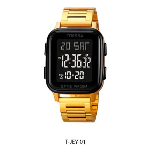 Reloj Tressa Jey Digital Unisex Luz Alarma