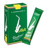 Palheta Vandoren Java Verde Green - Sax Alto - Escolha Nº