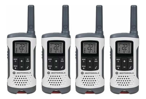 Kit 4 Radios Motorola T260 Con 4 Cargadores Individuales
