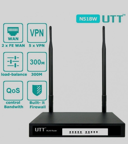 Router Wireless Dual Wan Y Vpn Utt N518w Wifi