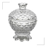 Potiche Pote Decorativo De Vidro Mini Bomboniere Baleiro Cor Pineapple