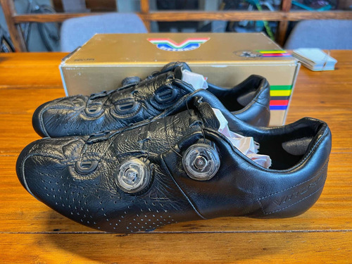 Zapatos Ruta Vittoria La Tecnica Piel Canguro T. 44.5 Carbon